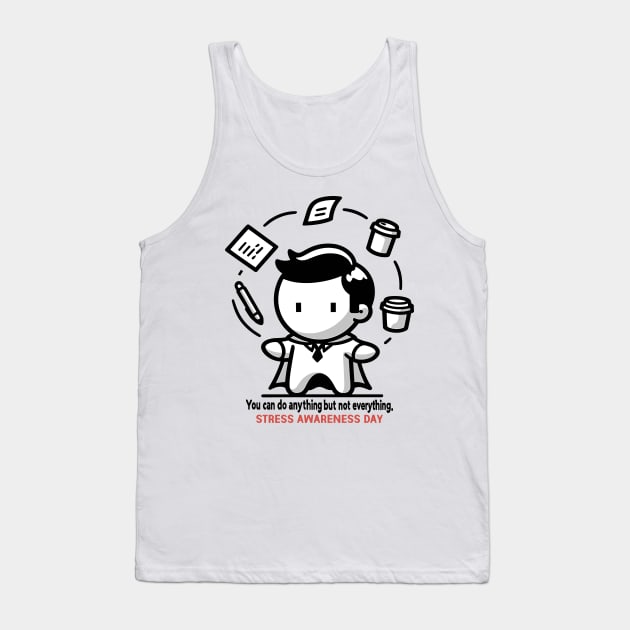 Superhero Stress Buster Tank Top by maknatess